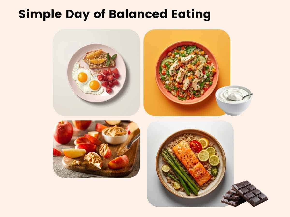 What a simple day of balanced eating looks like - a dietitian's guide